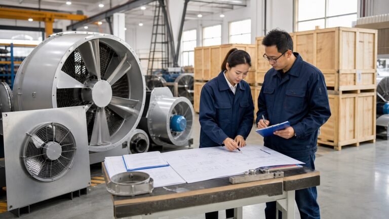 Hengshuangda export ventilation fan order review before production